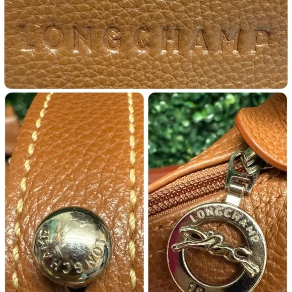 Longchamp Tan Shoulder Bag with Elegant Design - Picture 4 of 9